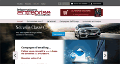 Desktop Screenshot of info-entreprise.com