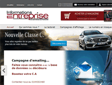 Tablet Screenshot of info-entreprise.com